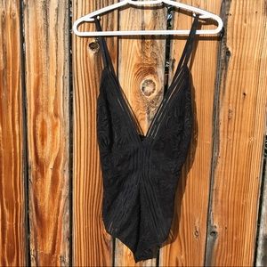 Black lacey bodysuit